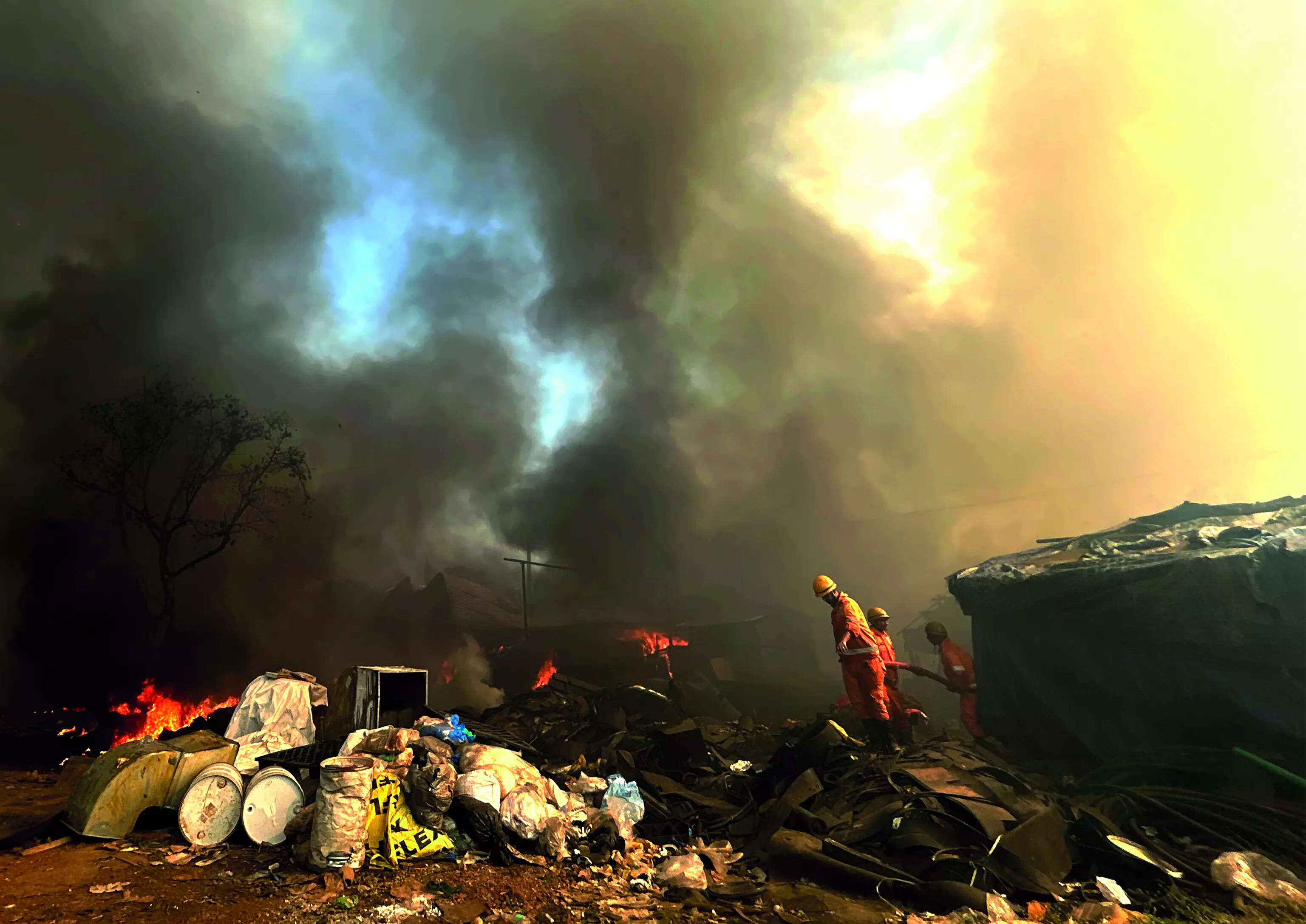 One arrested for Verna scrapyard fire