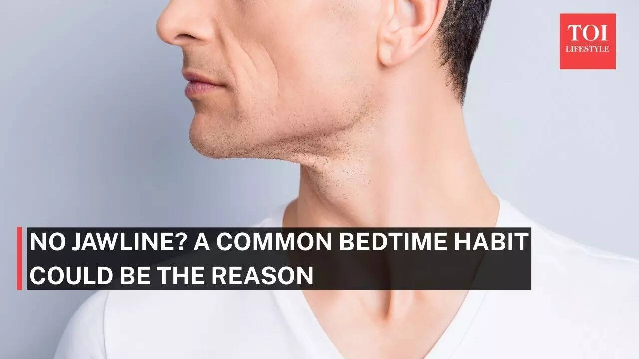 No jawline? A common bedtime habit could be the reason
