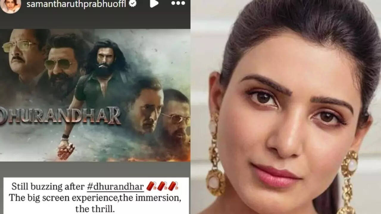 Newlywed Samantha PRAISES 'Dhurandhar'