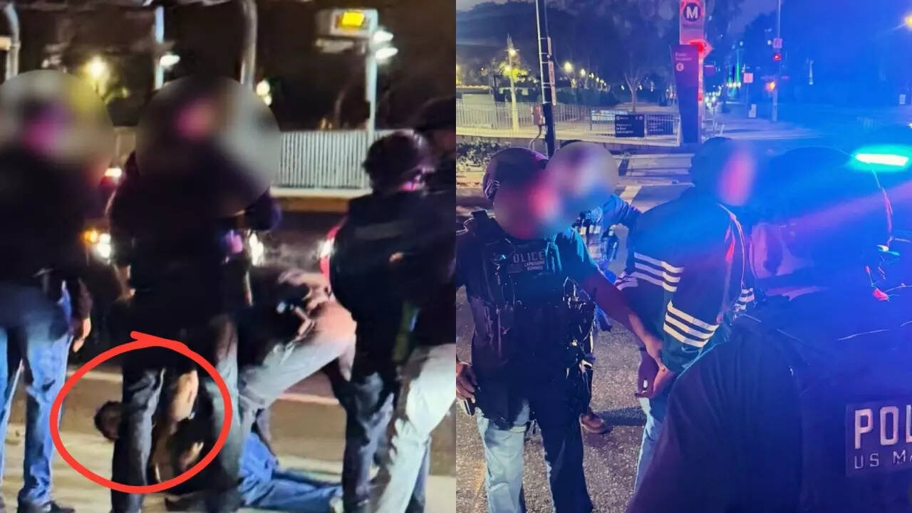 Rob and Michele Reiner murder: Son arrested; photos emerge of Nick handcuffed and pinned to the ground