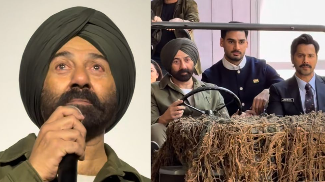 Sunny Deol breaks into tears at 'Border 2' teaser launch
