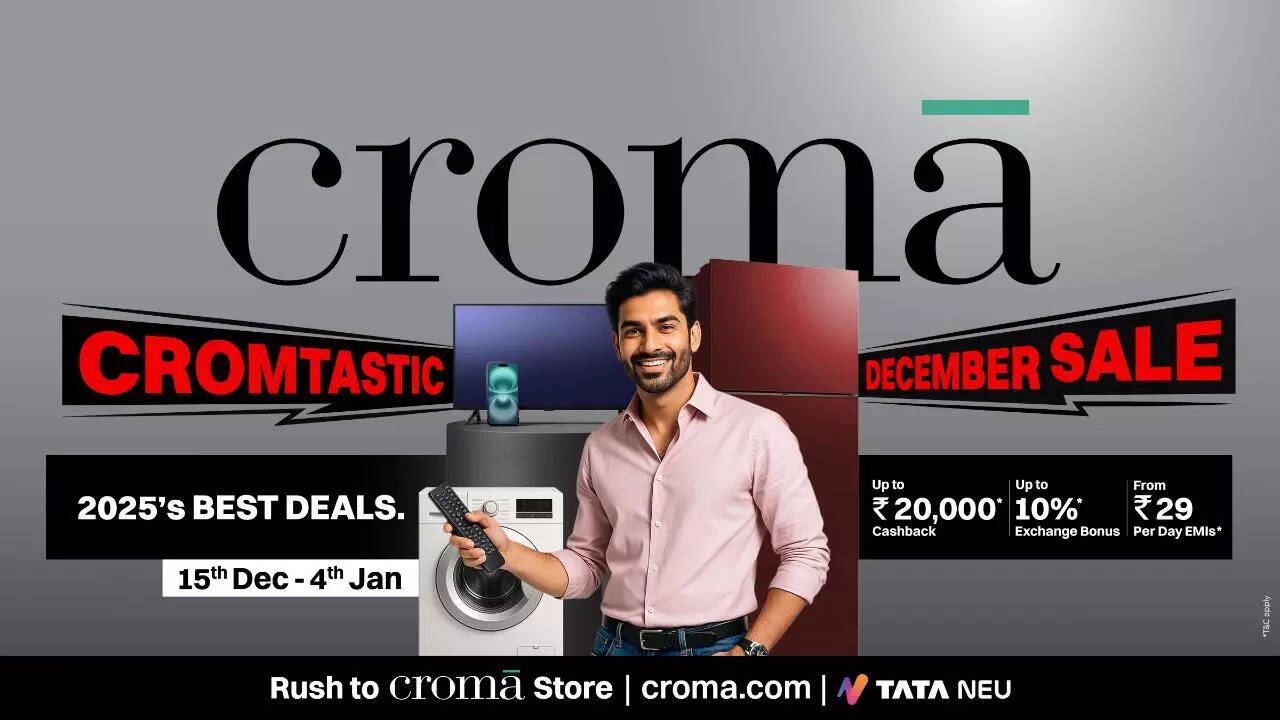 Croma December sale: iPhone 16 at Rs 40,990; Macbook Air M4 at Rs 55,911 &amp; other deals