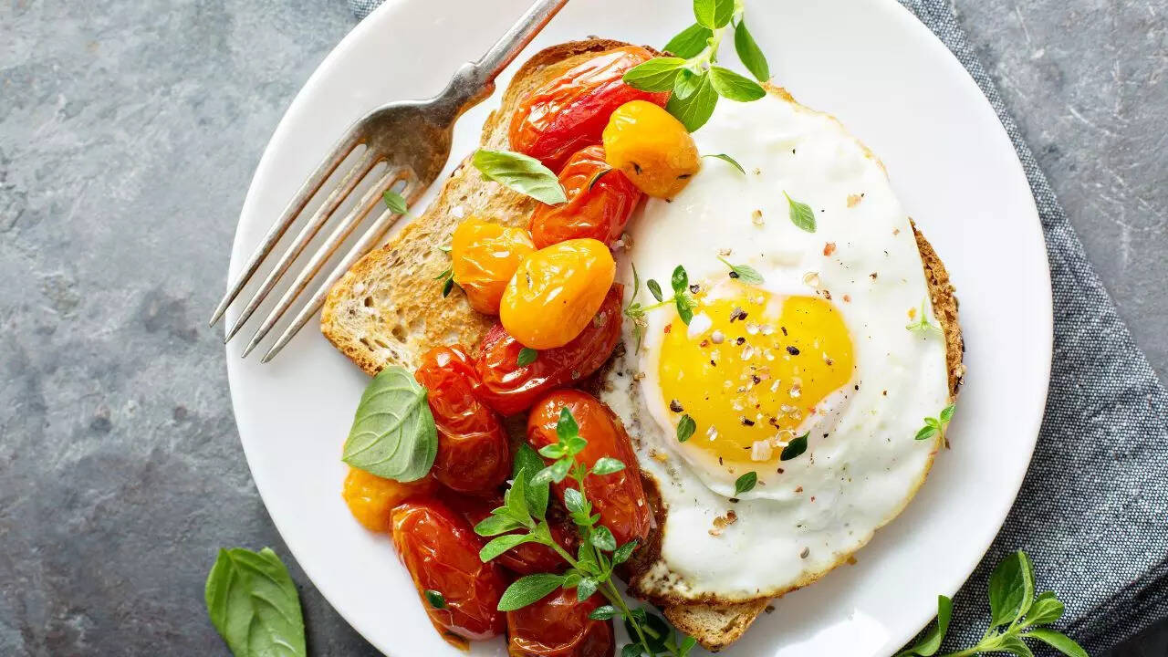 Notice how the egg behaves when cooking