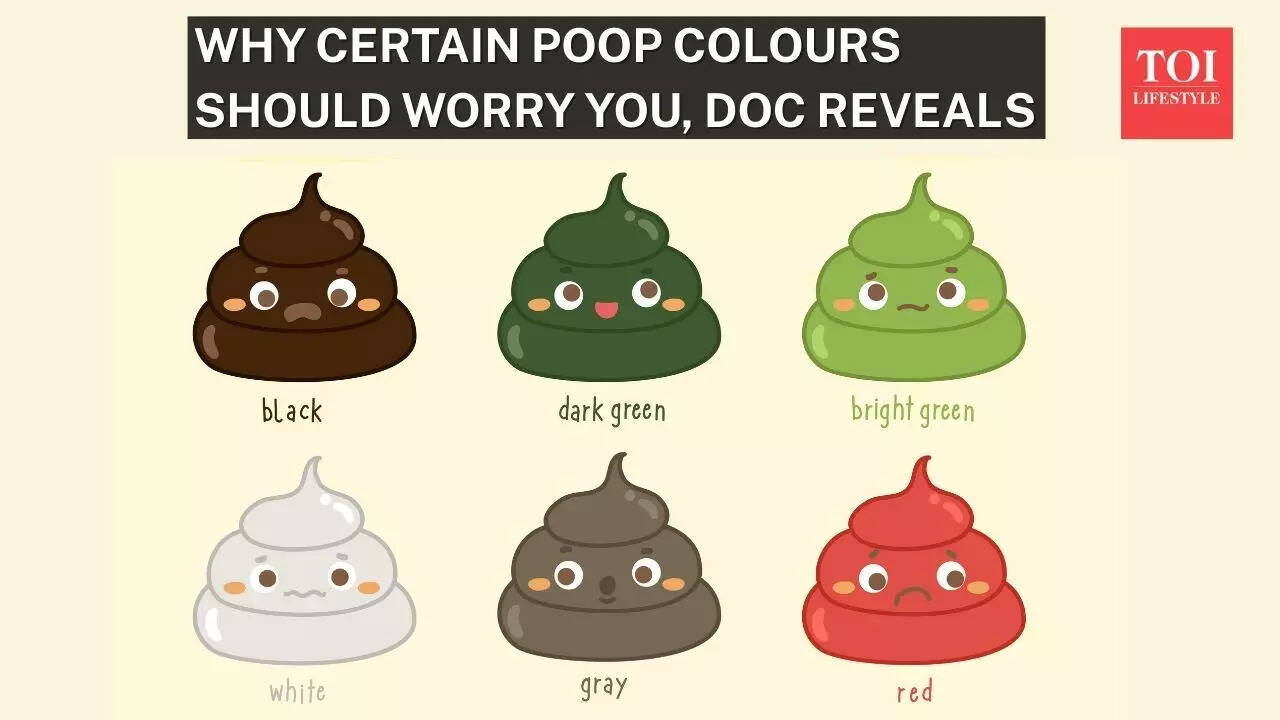 Yellow or black poop? Why some poop colours are red flags