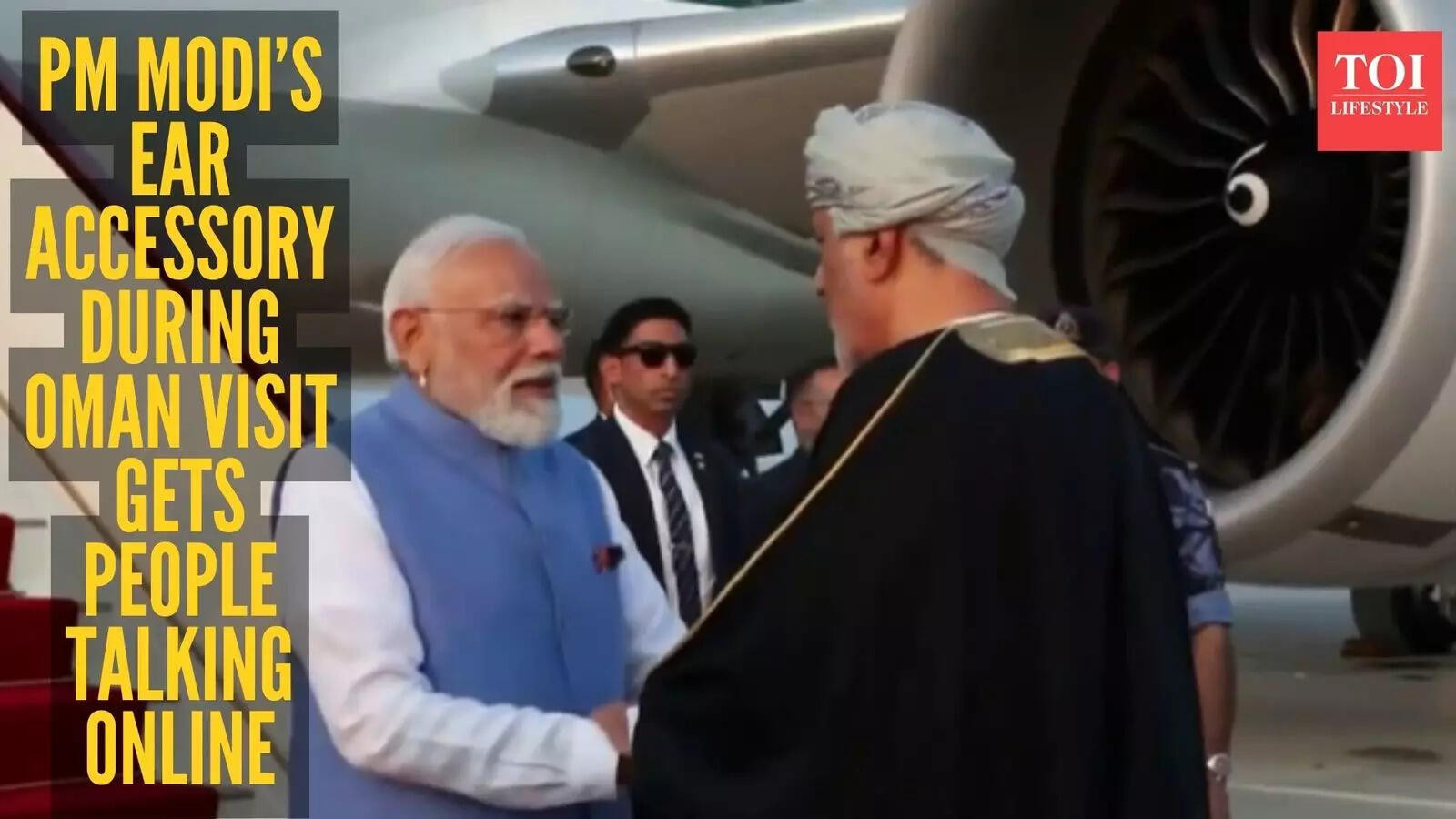 PM Modi’s ear accessory during Oman visit sparks curiosity online