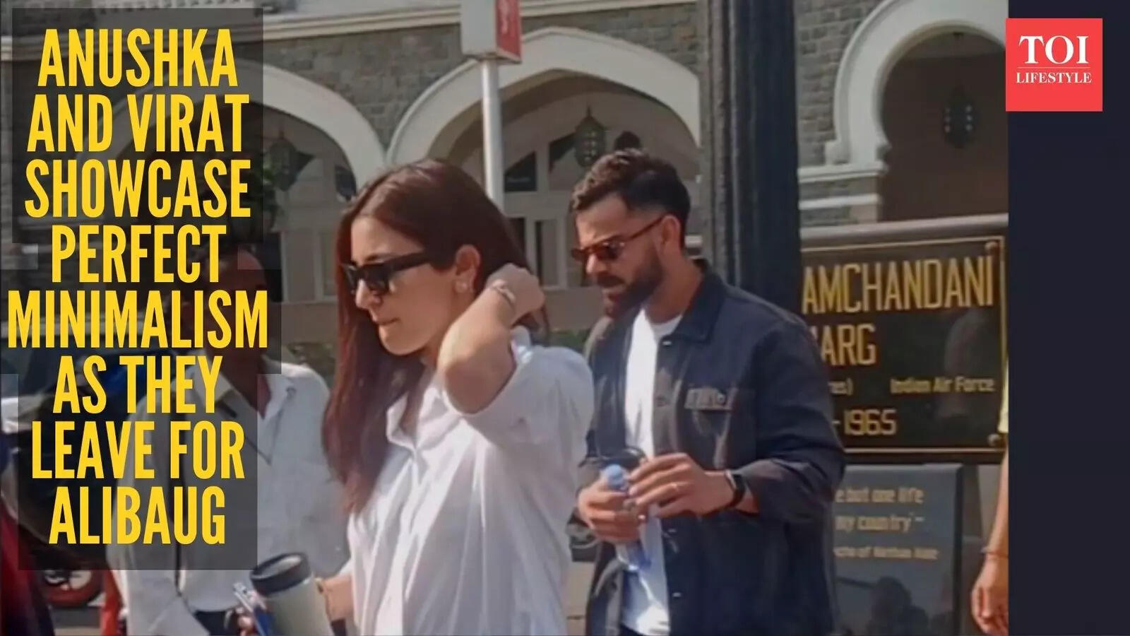 Anushka-Virat's simple outfits en route to Alibaug prove less is more