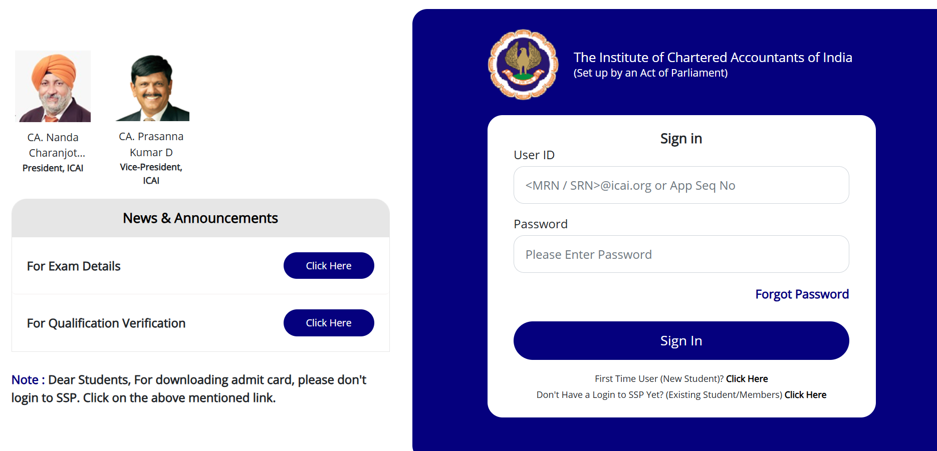 ICAI CA Foundation January session 2026 admit card released at eservices.icai.org: Direct link to download here