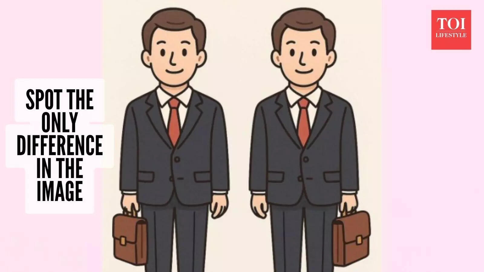 Spot The Difference: Viral X illusion tests observation skills; briefcase hand is the clue