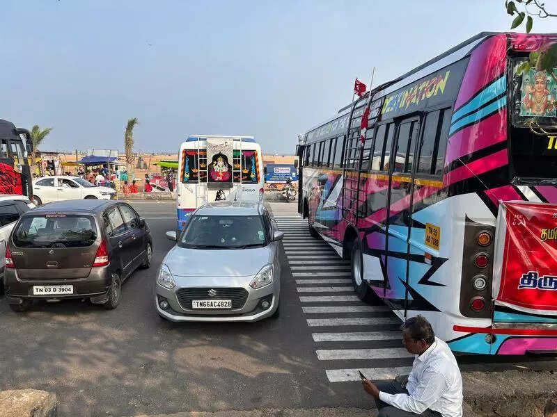 Life’s not a beach for visitors parked at Marina