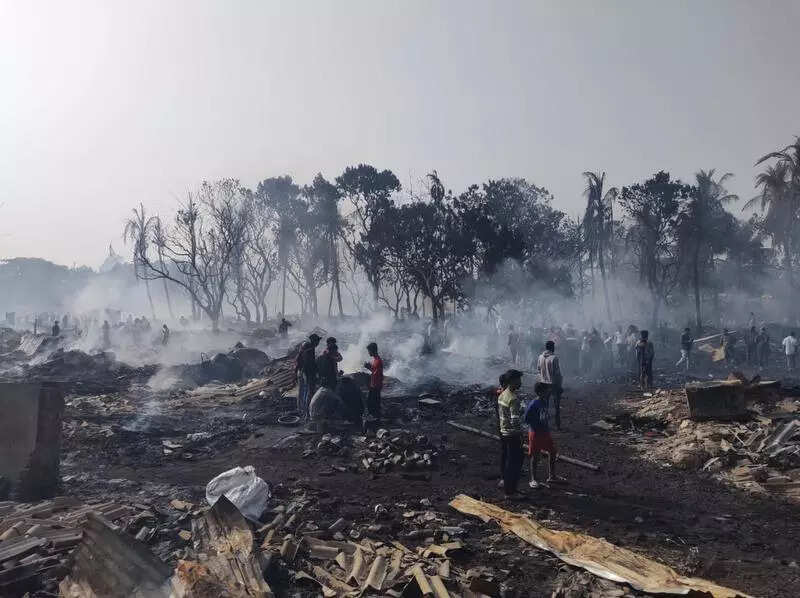 SIR row overshadows home loss tragedy for 75 families