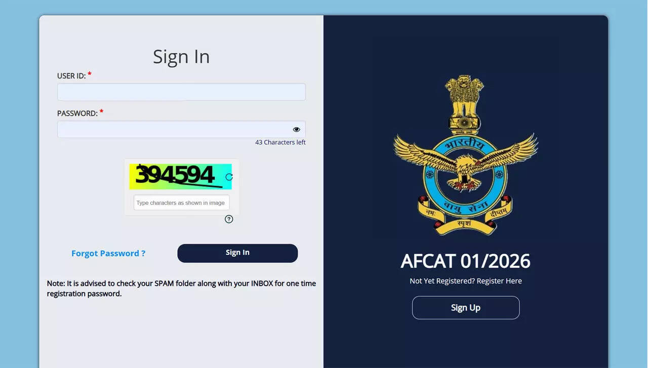 AFCAT 01/2026 online application closes today: Apply for Flying Officer and Ground Duty vacancies at afcat.edcil.co.in