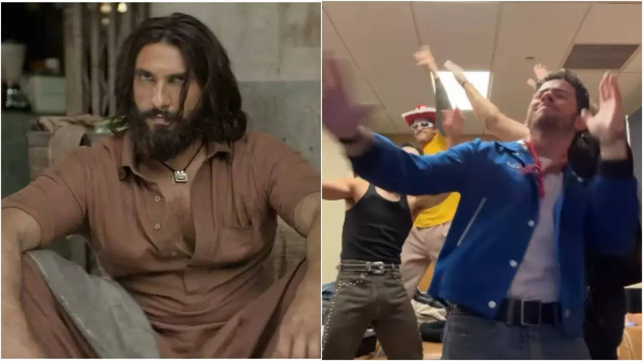 Ranveer REACTS to video of Nick grooving to 'Dhurandhar' song