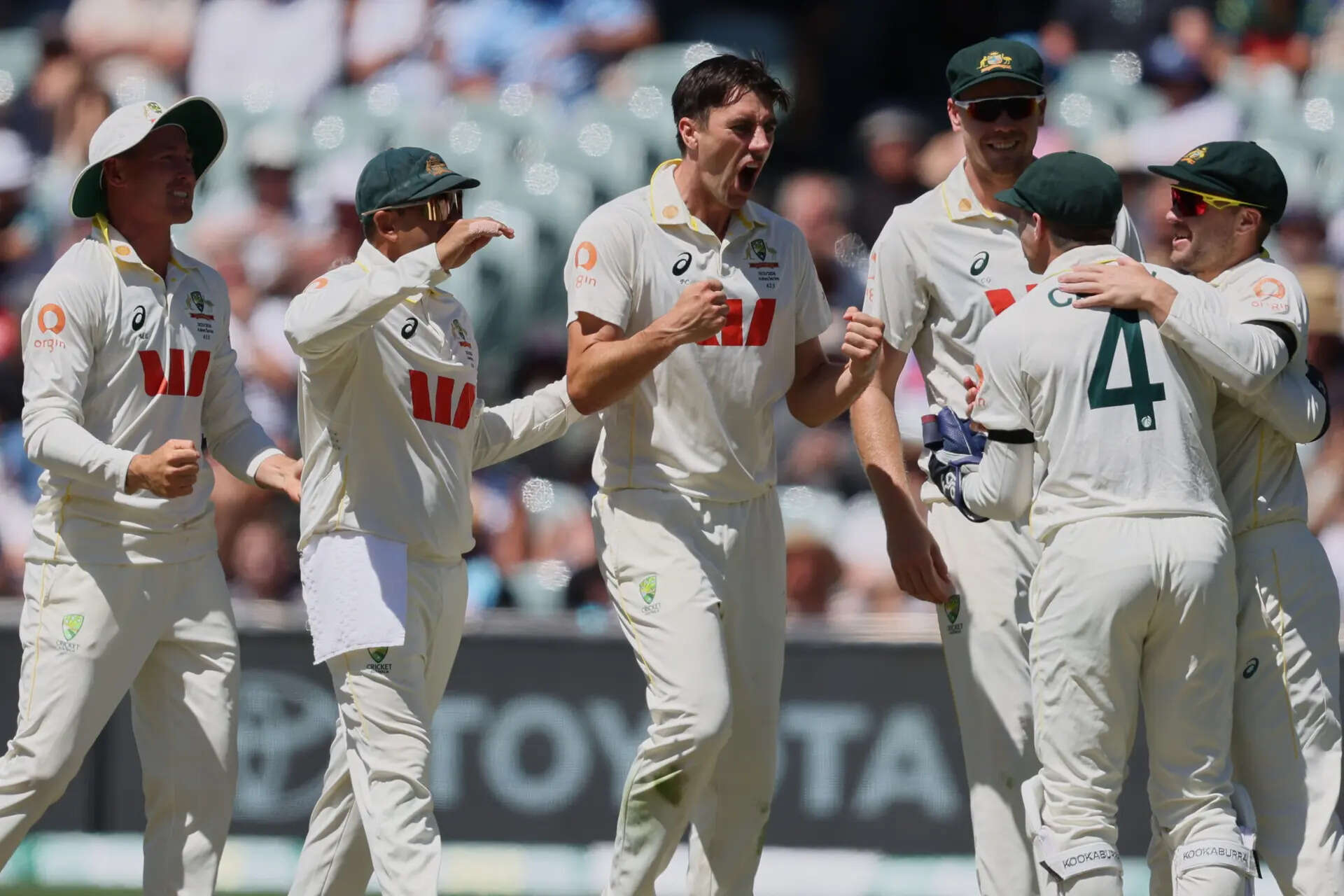 Ashes Live: Cummins, Lyon take three each; England 207/6 at stumps