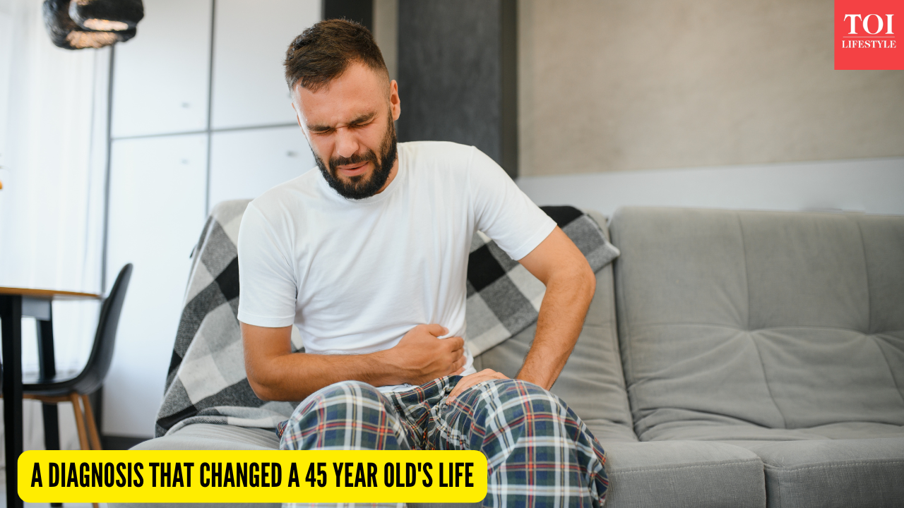 45-year-old healthy-looking man came with a gas issue, but left with a diagnosis that changed his life