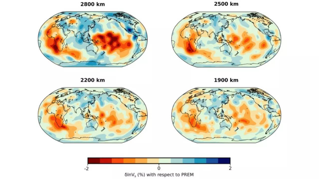 What lies beneath Africa? Two enormous structures that appear not to belong to Earth