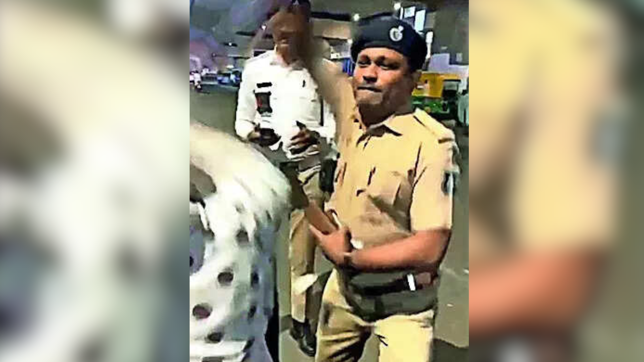 'Got angry, abused me': Ahmedabad cop suspended for slapping woman during traffic stop; both file complaints