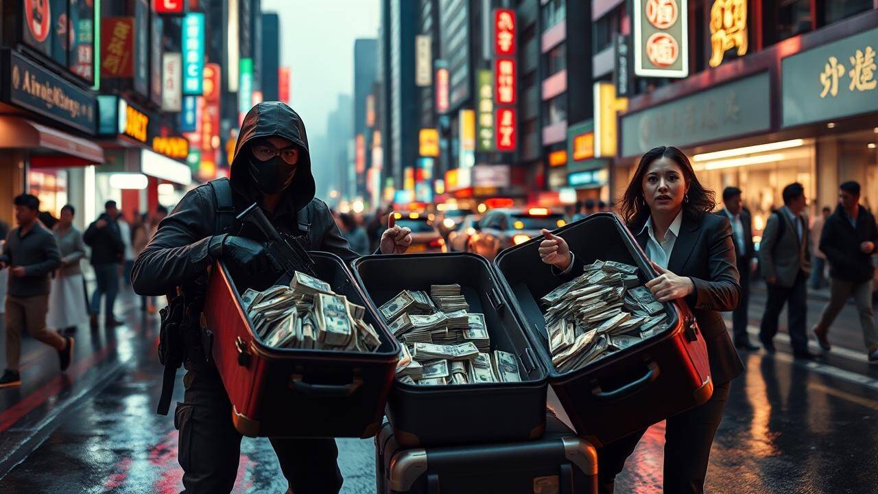 Knife point heist: ¥1bn stolen in Hong Kong from money exchange shop; Chinese suspect arrested