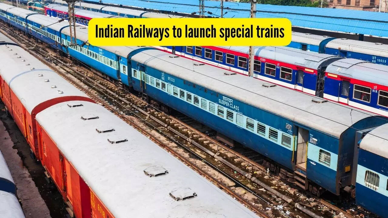 Indian Railways to launch special trains to meet the Christmas &amp; New Year travel rush