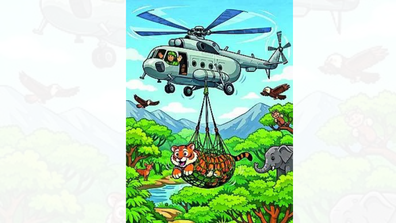 IAF airlifts tigress from Pench to Ramgarh Vishdhari