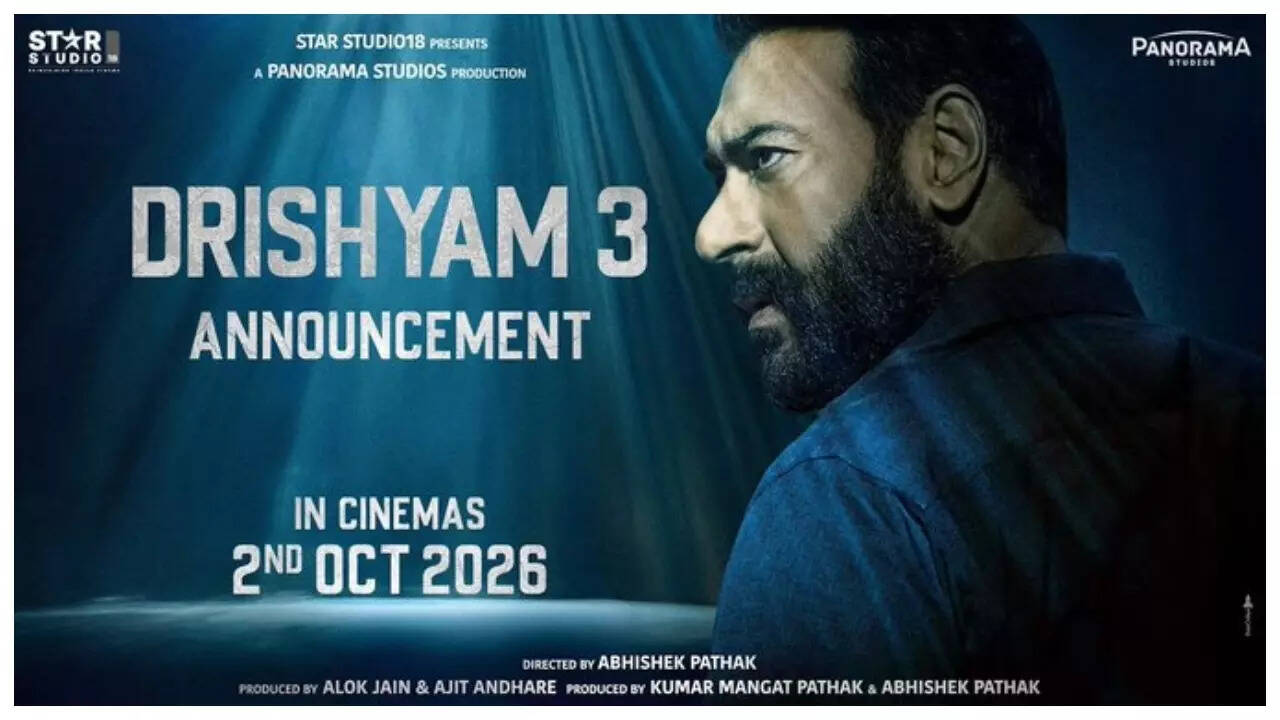 'Drishyam 3': Ajay Devgn announces October 2 release date