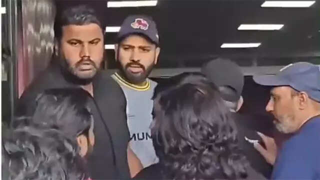 Selfie scramble! Fans swarm Rohit Sharma after nets; security steps in – watch