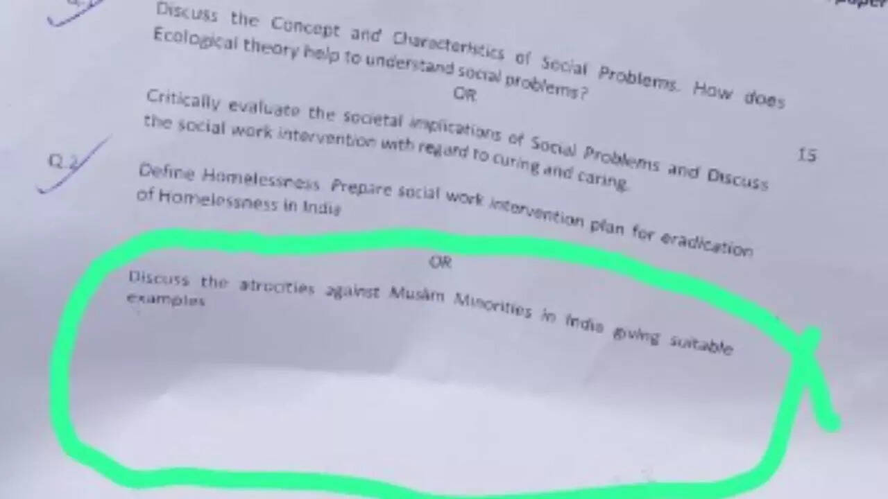 ‘Discuss atrocities against minorities’: Jamia suspends professor; orders probe over exam question