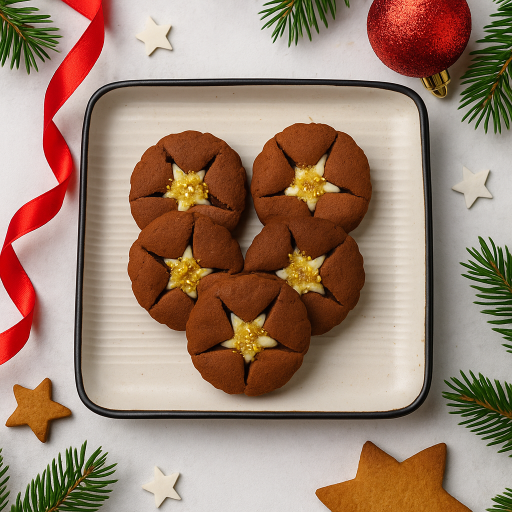 Gingerbread cheesecake cookies