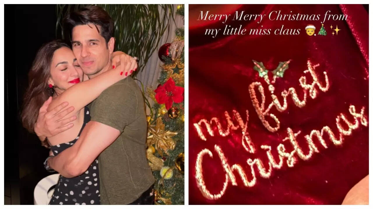 Kiara-Sid celebrate daughter Saraayah's first Christmas: Pics