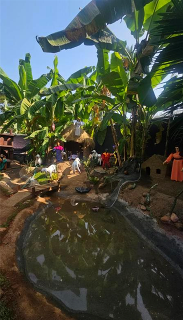 Three faiths come together to create walk-in Christmas crib