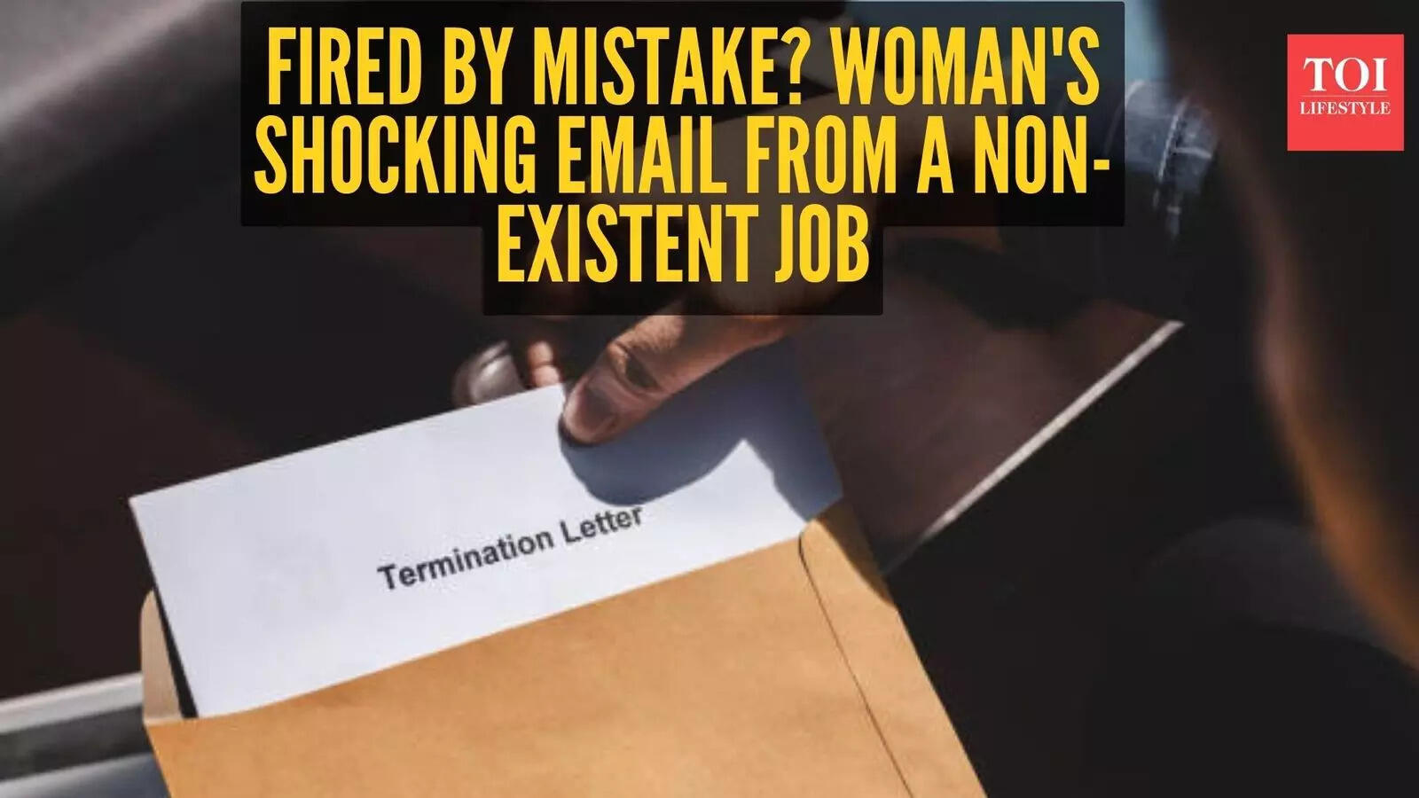 Woman receives job termination email from company she never worked for!