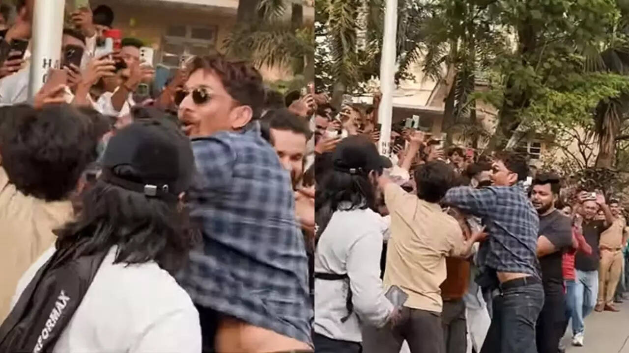 Harshvardhan gets mobbed by crowds, fans pull his shirt