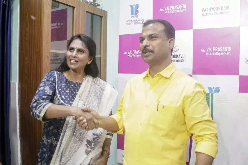 Row over Sreelekha’s ‘request’ to MLA to vacate office space