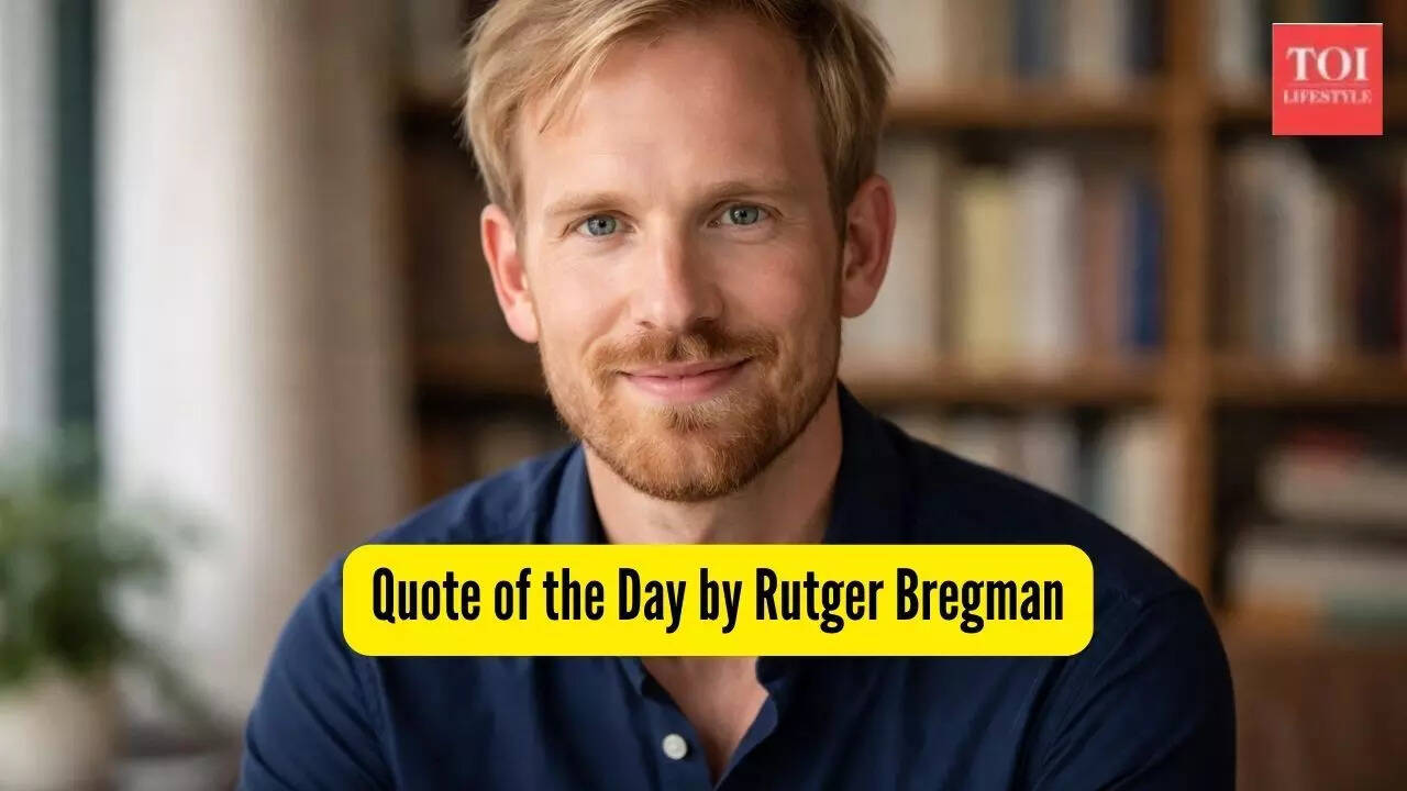 Quote of the day by Rutger Bregman: "We should pose a different question: Which knowledge and skills do we want our children to have in 2030? Instead of...."