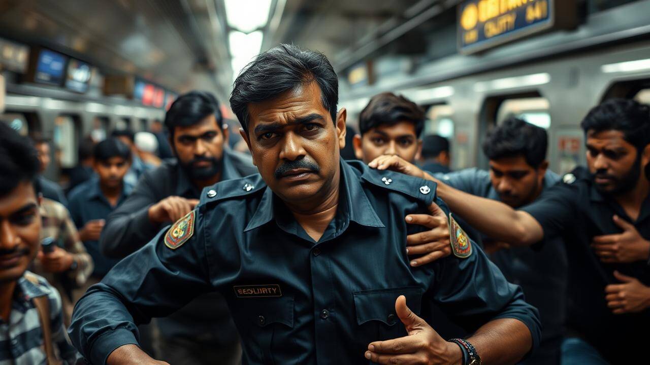 Majestic metro assault: Security staffer slapped 7 times, kicked for asking Bengaluru techies to stand in queue