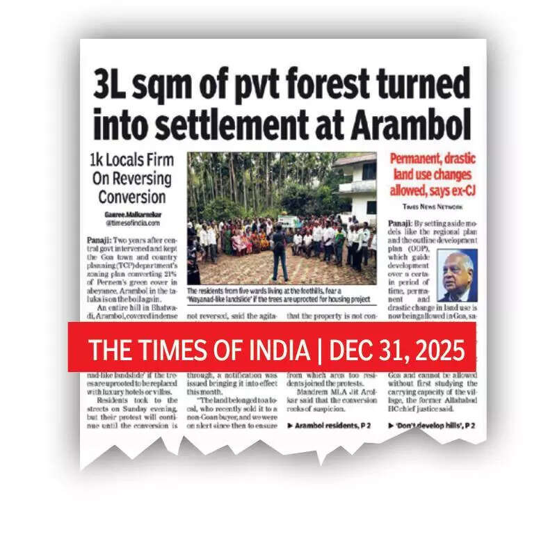 After protest, Rane says will cancel zone change of Arambol private forest