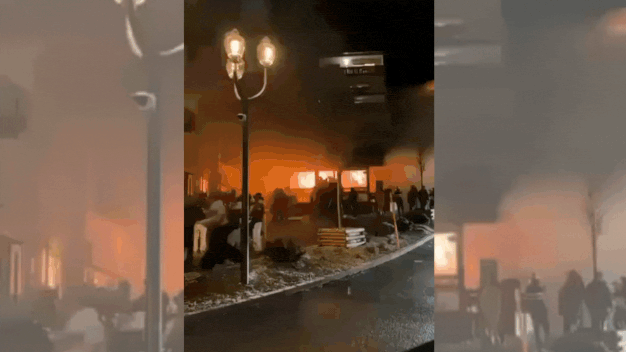 Several feared dead in an explosion at a luxury bar in Swiss ski resort town