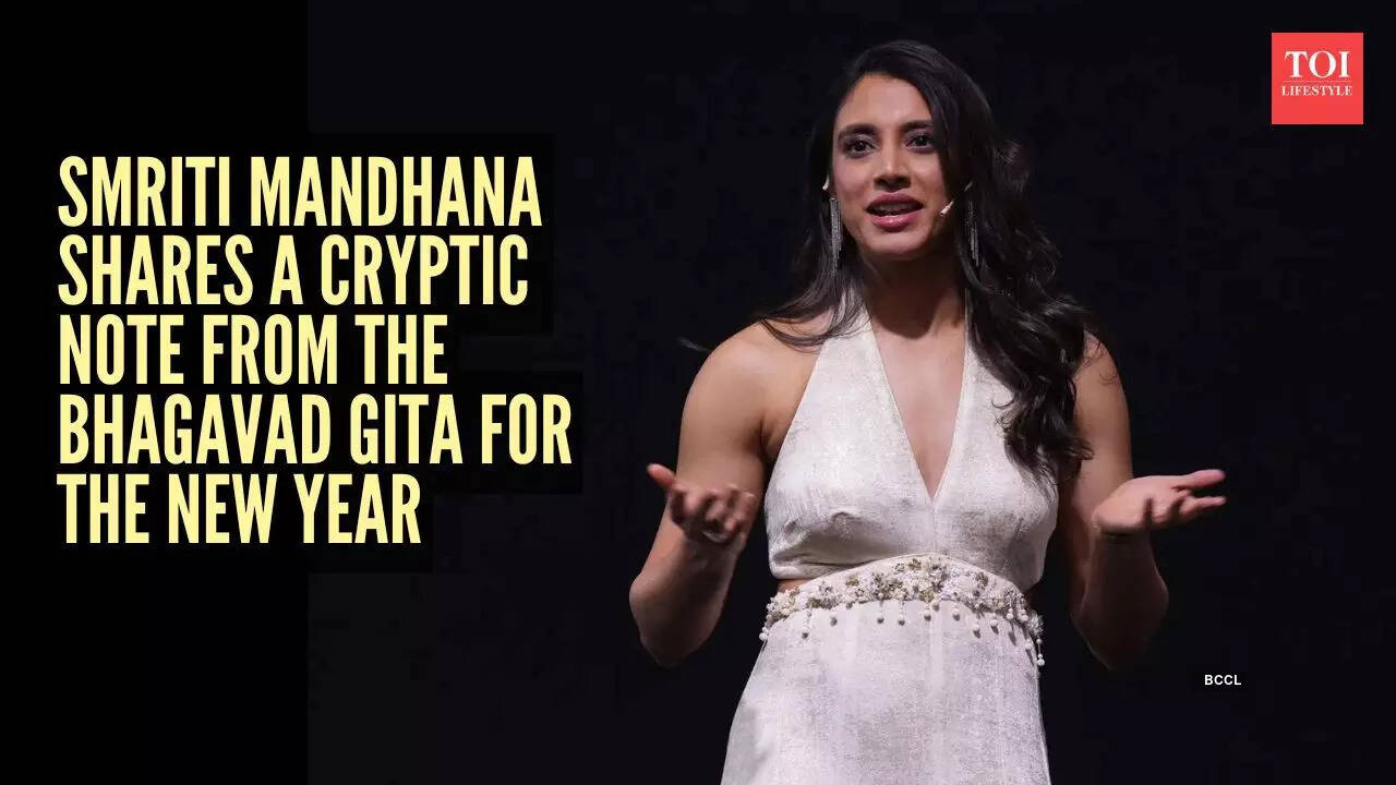 "Before... everything falls apart": Smriti Mandhana shares a cryptic note from the Bhagavad Gita for the New Year