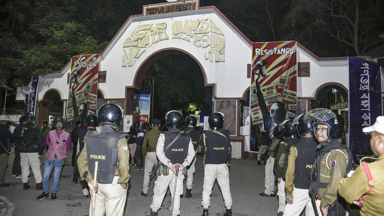 After 3 months of protests, Tezpur University VC sent on leave; MoE orders probe