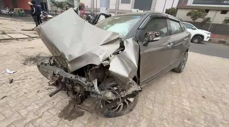 Friends out for late-night drive ram car into divider in Faridabad, 1 dies