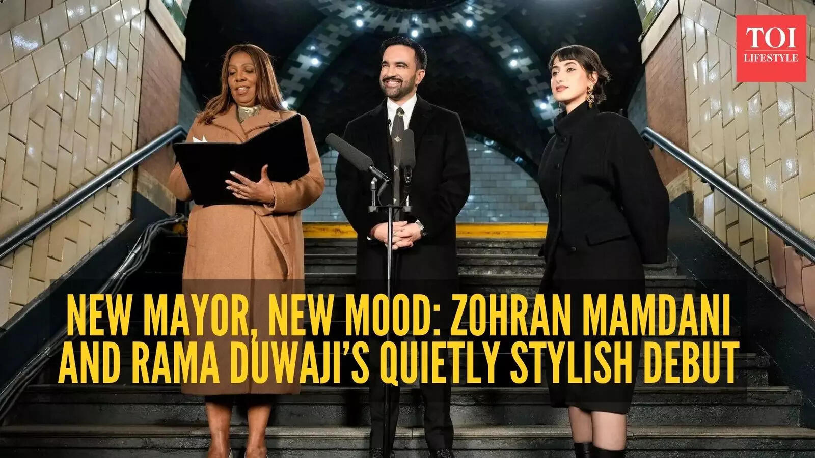 Zohran Mamdani-Rama Duwaji’s inauguration style decoded