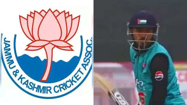 Palestine flag at cricket match: J&amp;K Police launch probe — player, organiser questioned