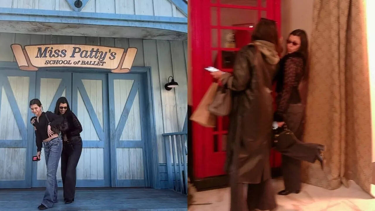 Kourtney Kardashian Set Visit: Mother-daughter duo tours 'Gilmore Girls' set