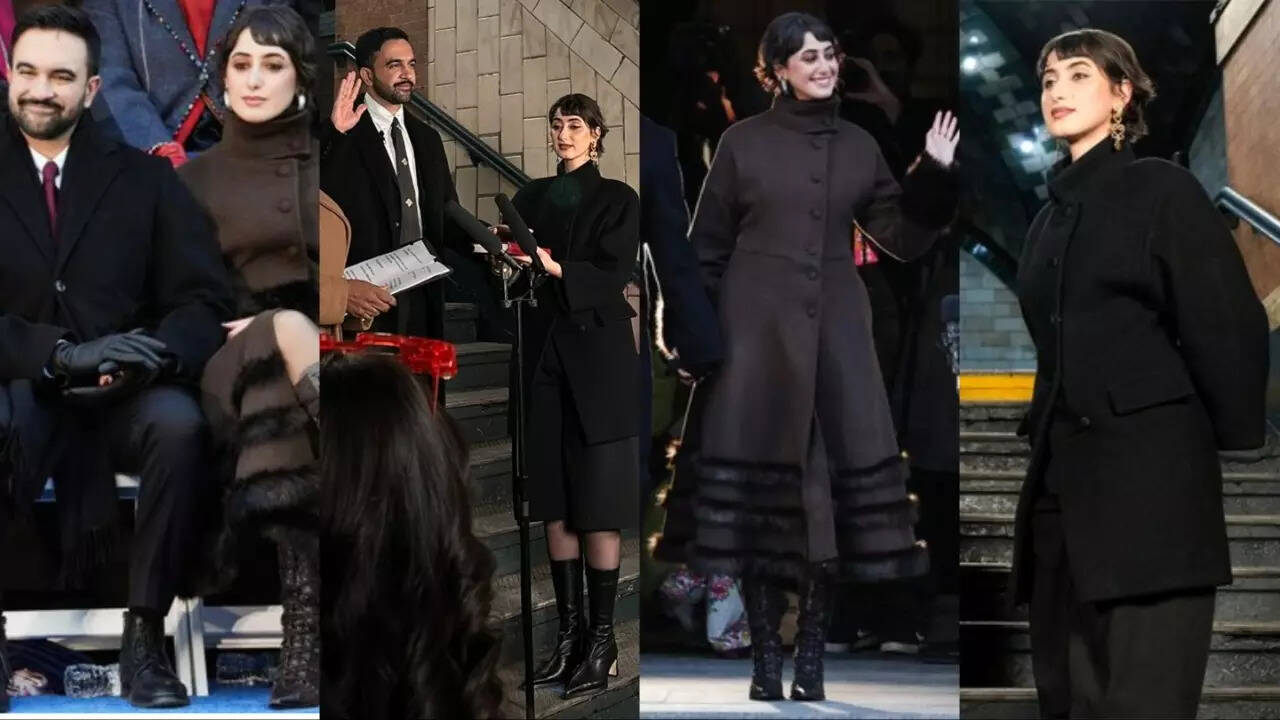 NYC Mayor Inauguration: Decoding Zohran Mamdani's wife Rama Duwaji's all-dark sartorial choice