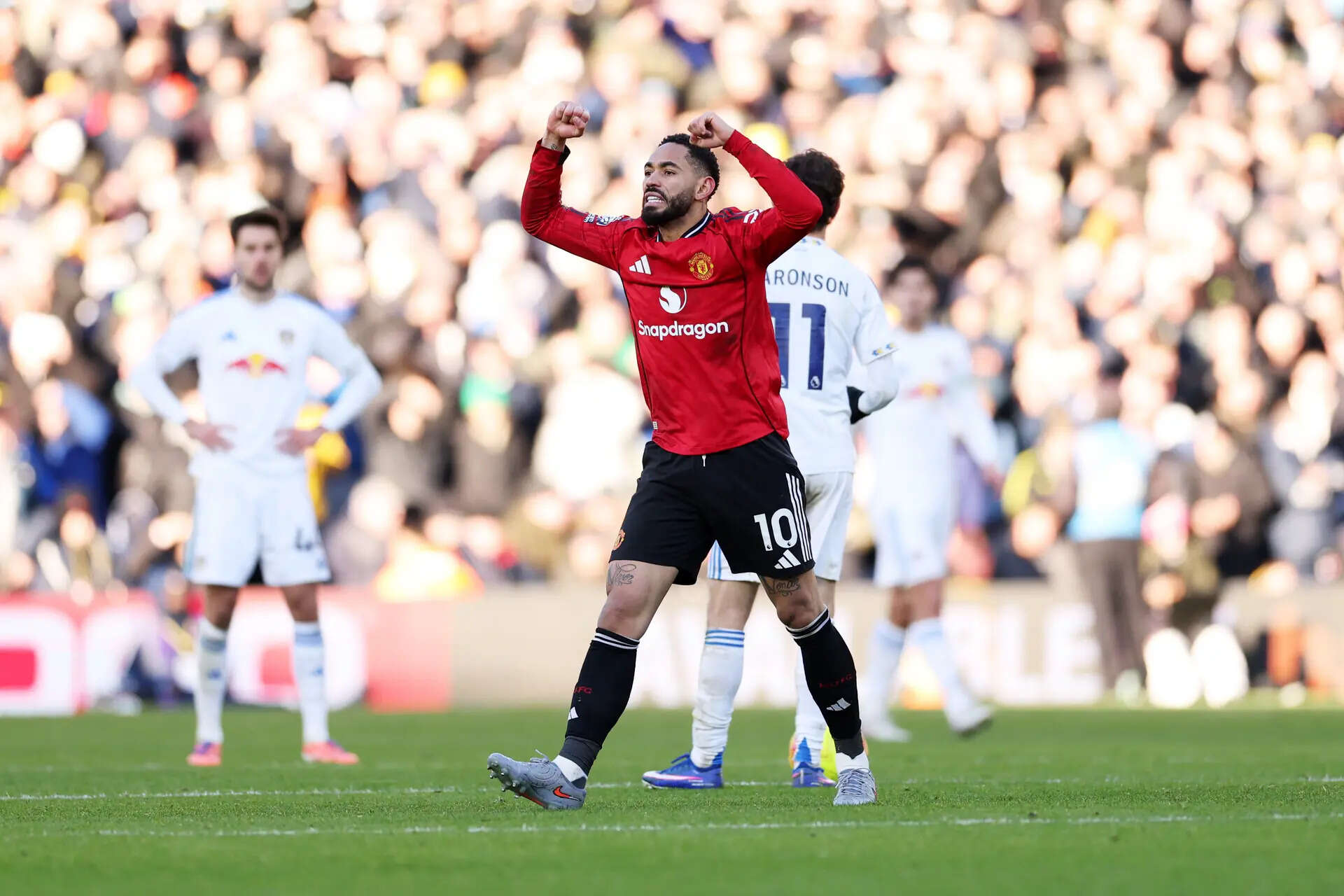 Premier League: Cunha rescues point for Man United in 1-1 draw at Leeds