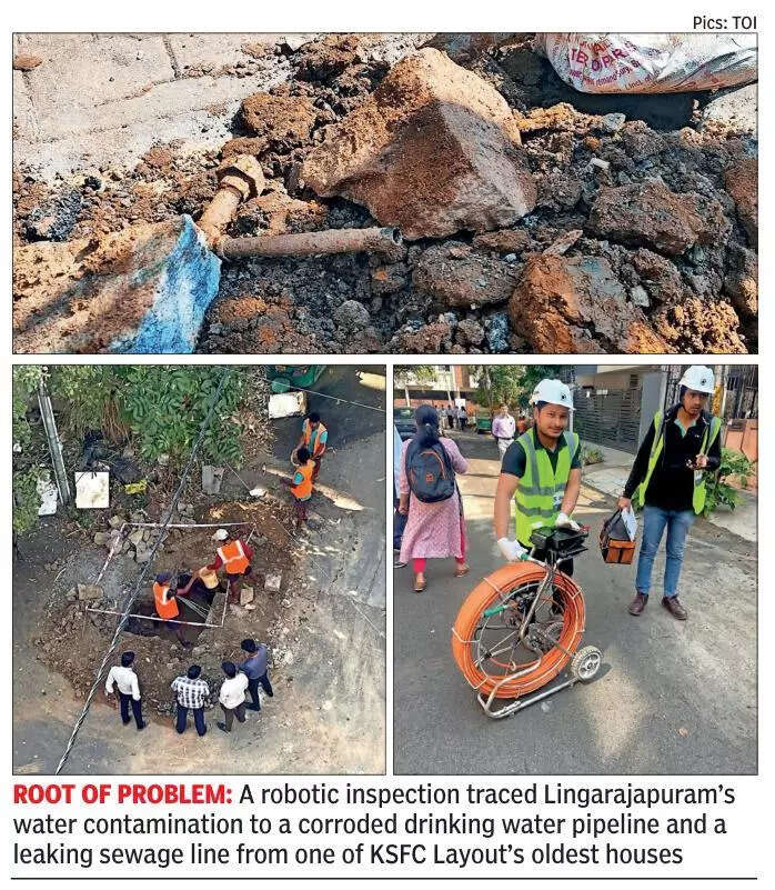 Rusted 40-year-old pipeline, leaking sewer caused water contamination in Bengaluru’s Lingarajapuram