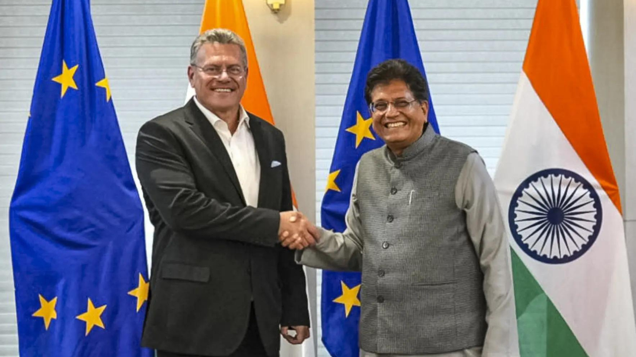 India, EU crucial FTA talks on Jan 8-9 in Brussels; Goyal to meet Maros Sefcovic