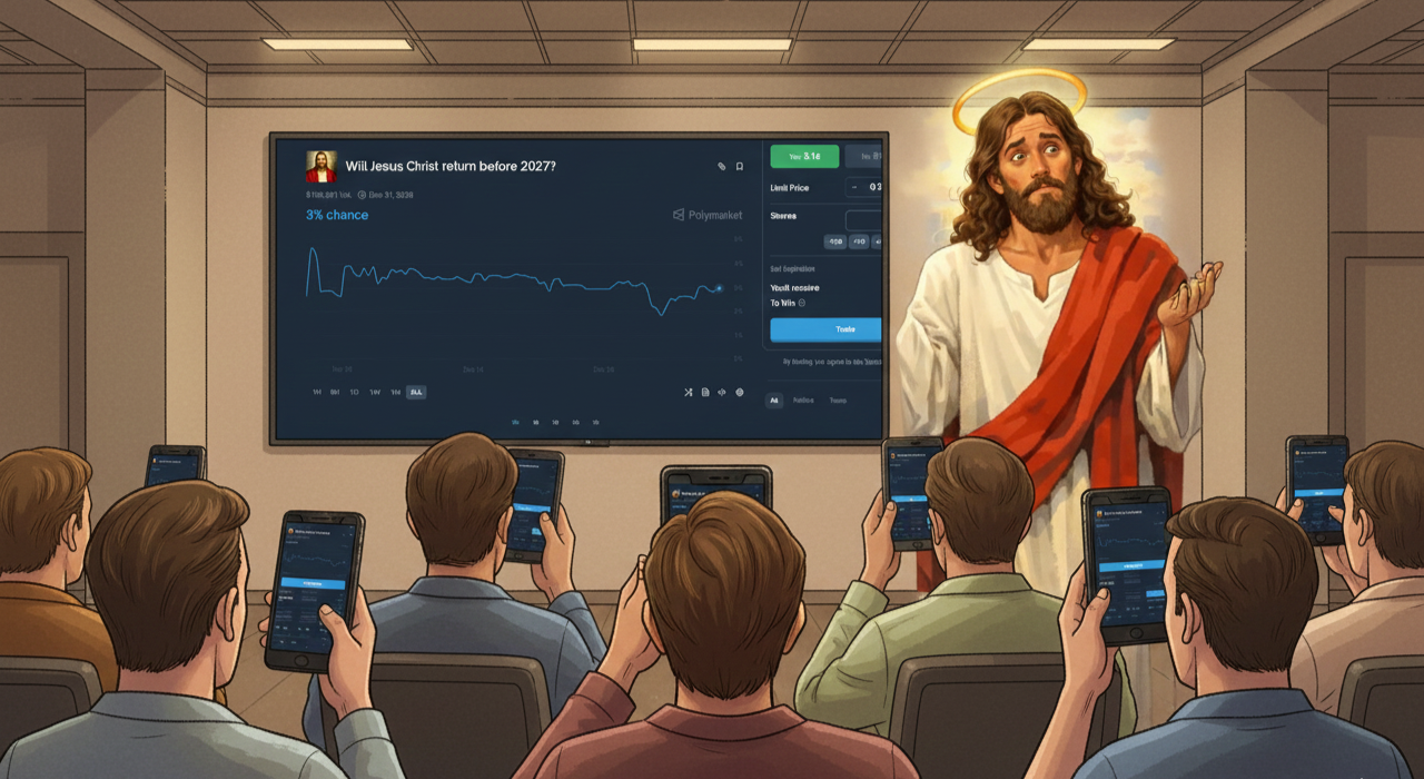Will Jesus return by 2026? Prediction markets are taking real money bets on the Second Coming!