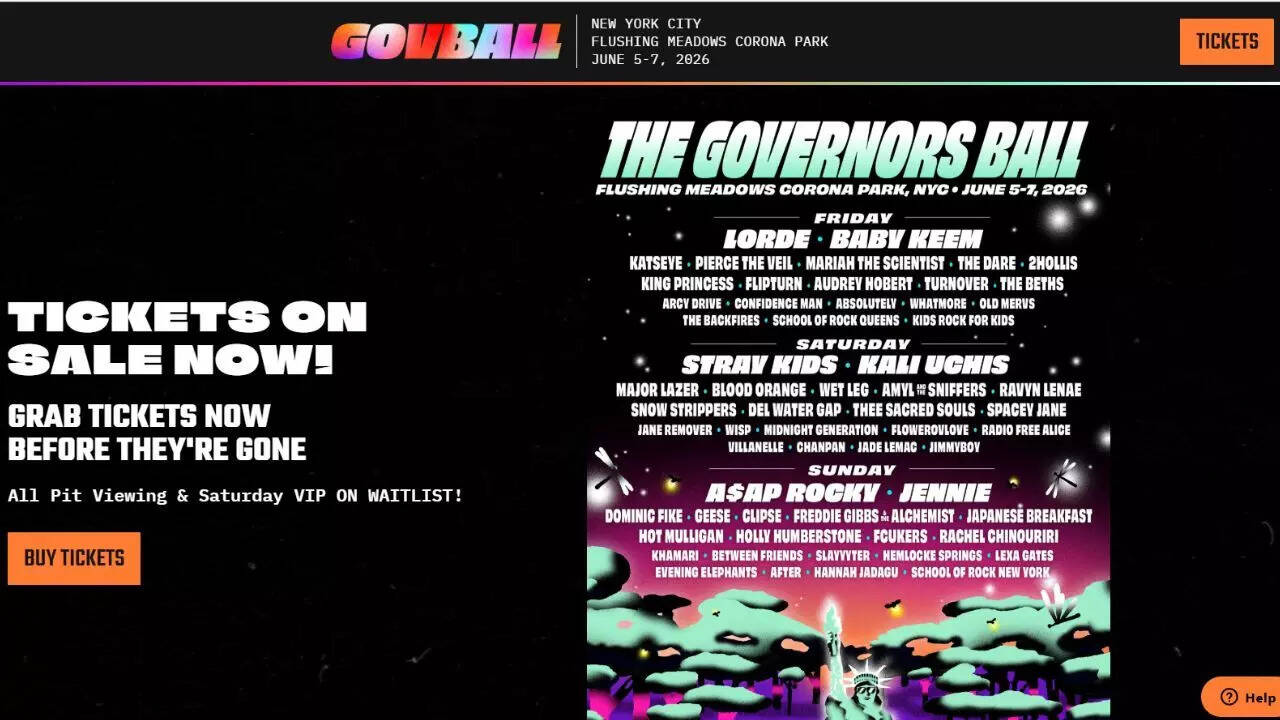 Governor’s Ball 2026 New York: Everything you need to know about dates, venue, full lineup featuring K-pop artists; here’s how to get tickets