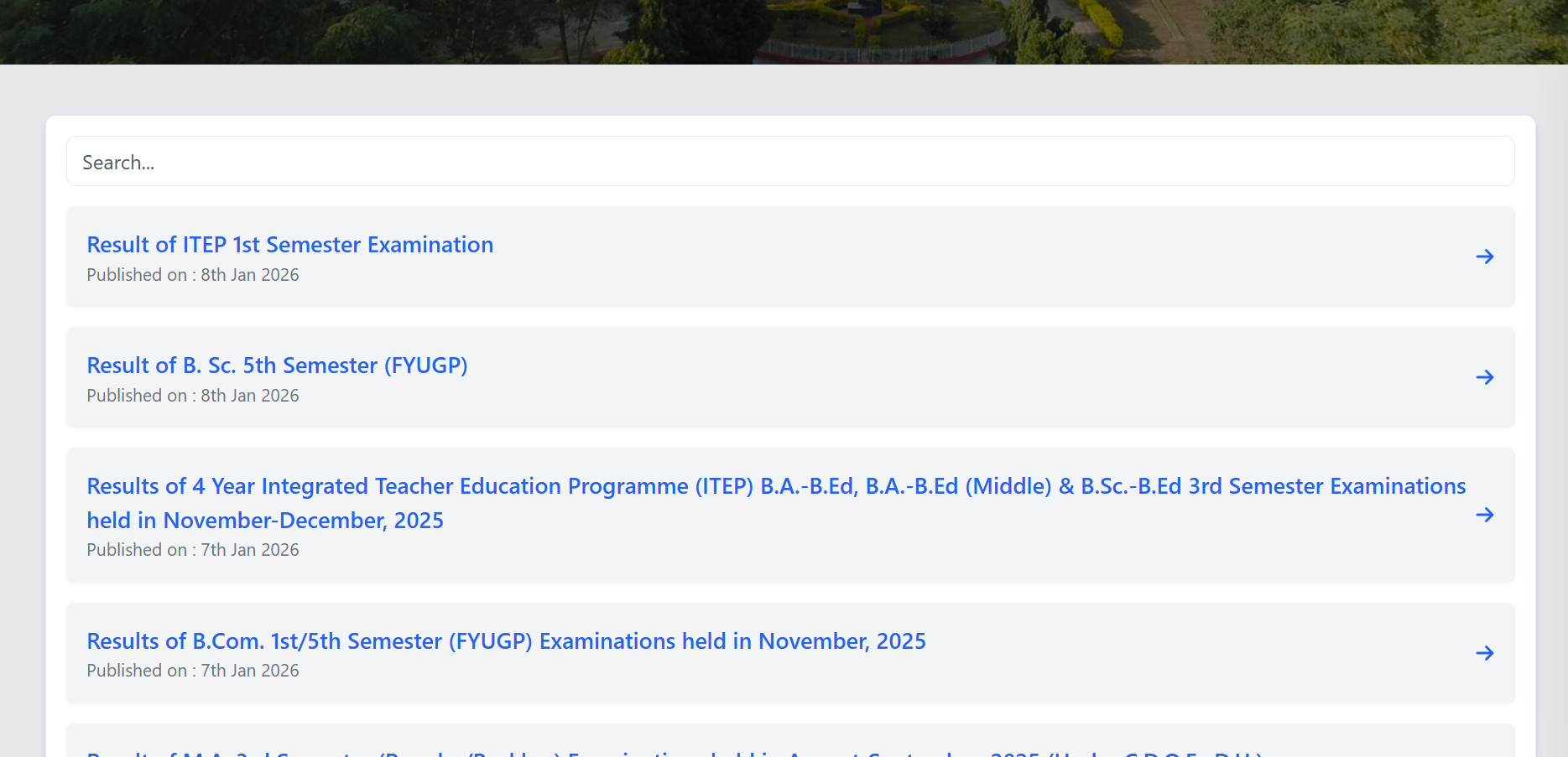 Dibrugarh University result released for UG and PG courses at dibru.ac.in: Direct link to download here