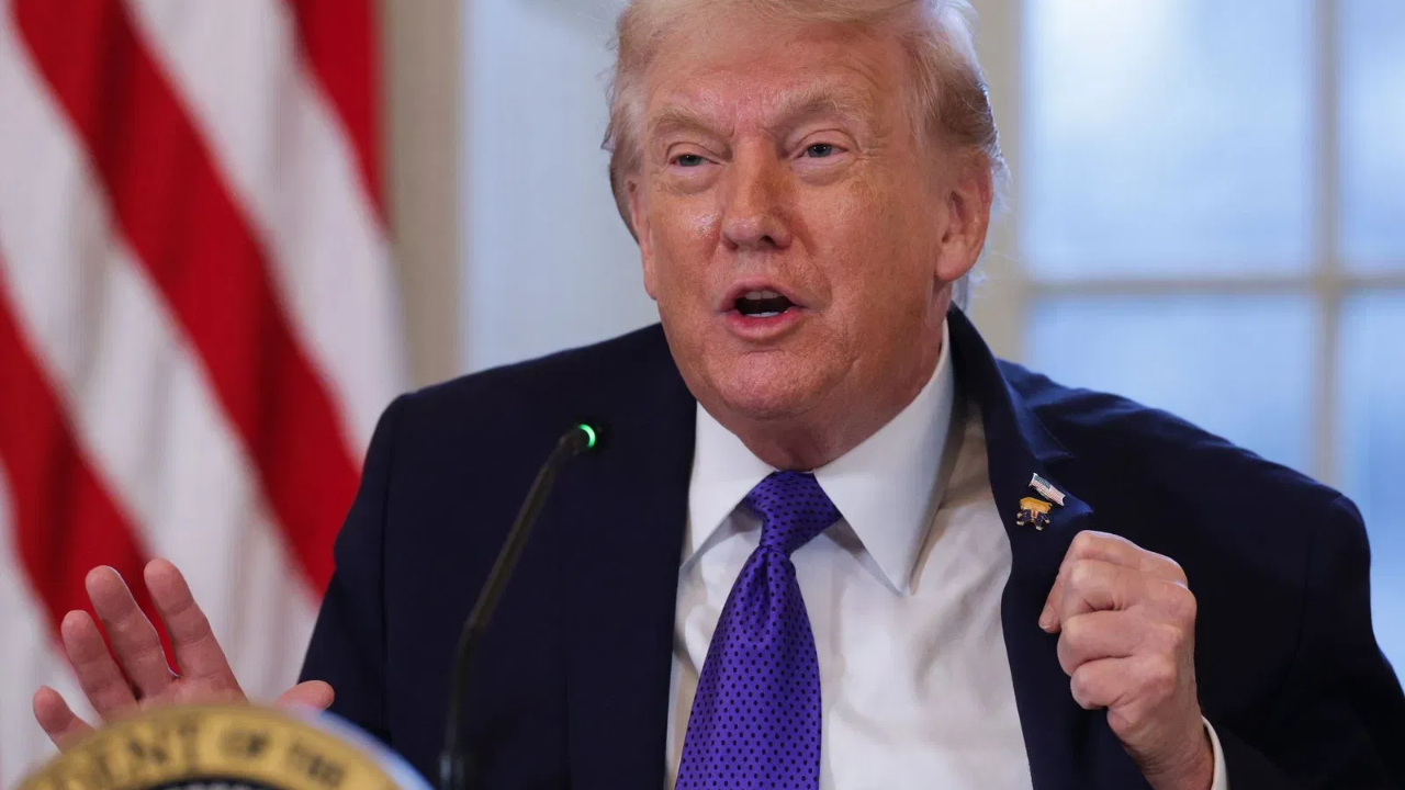 ‘I’m never satisfied’: Donald Trump flaunts his ‘Happy Trump’ lapel pin; highlights the irony